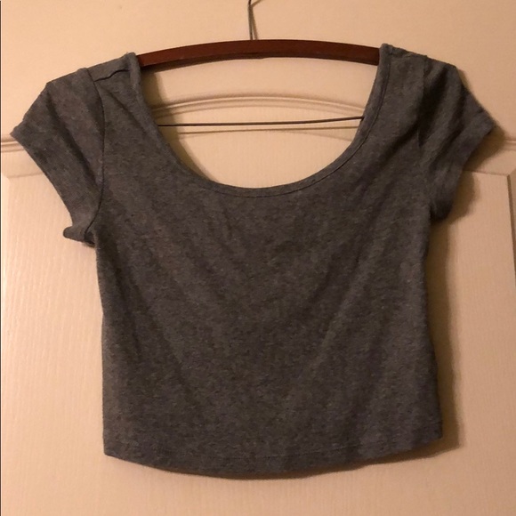 Grey crop top - Picture 1 of 3